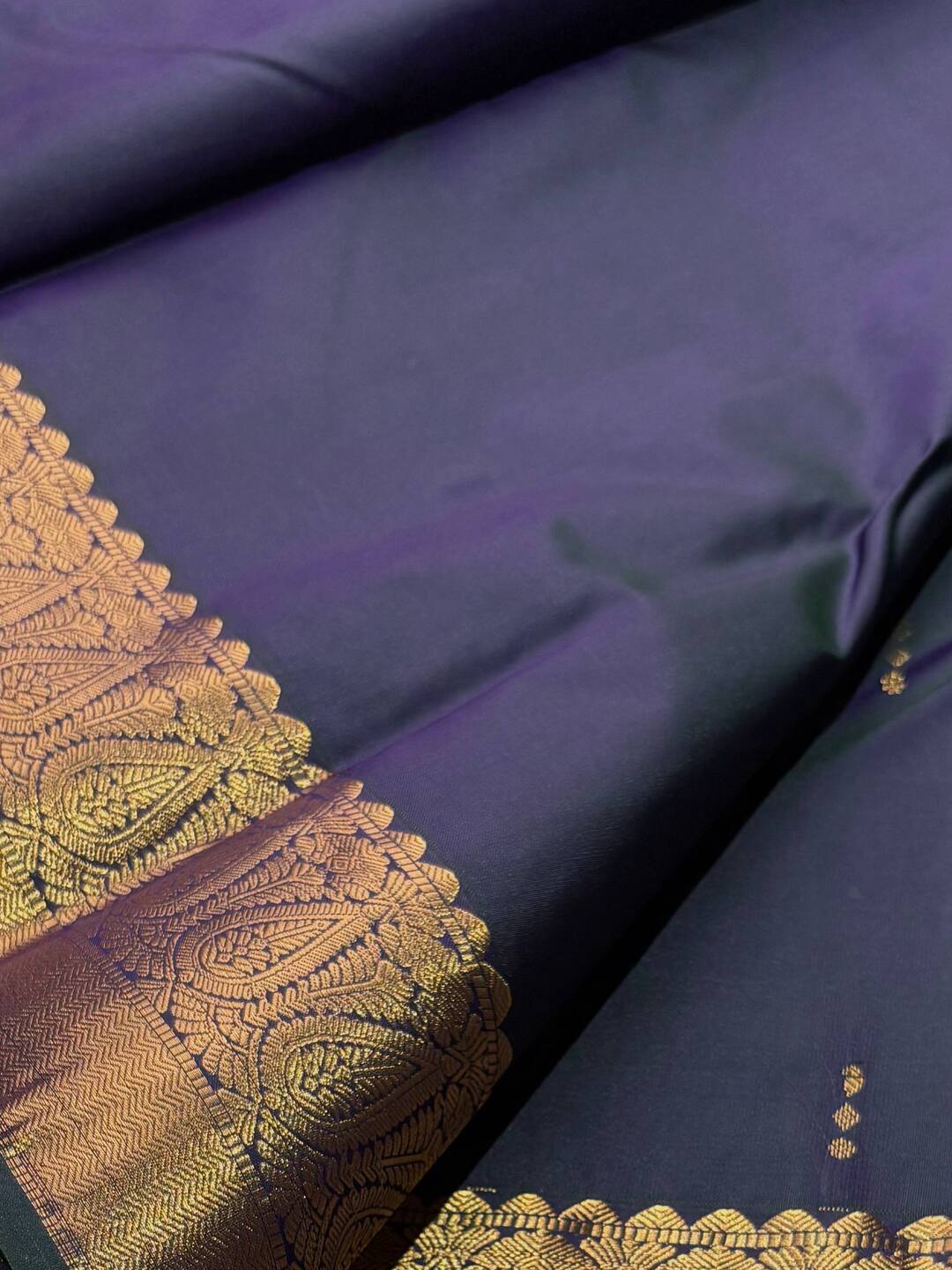 Teal Blue Semi Kanchi Silk Saree
