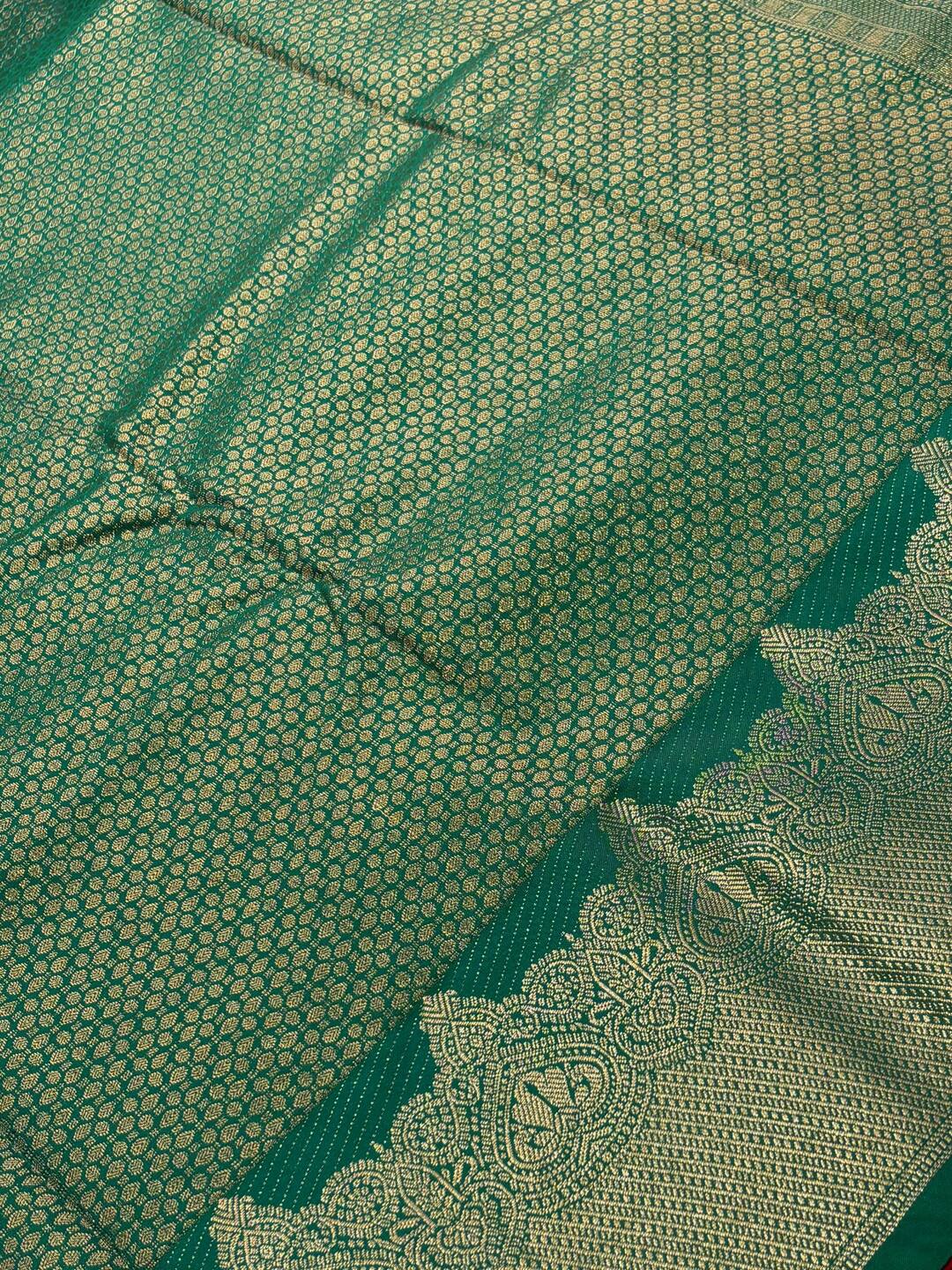 Hot Pink Semi Kanchi Silk Saree