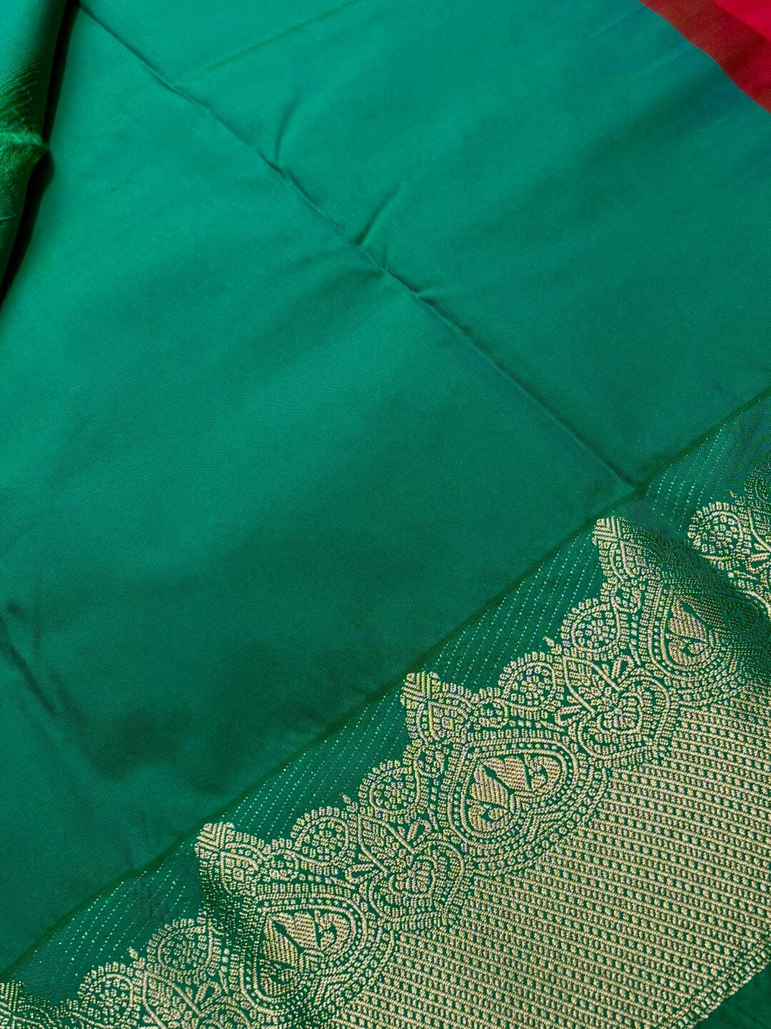 Hot Pink Semi Kanchi Silk Saree