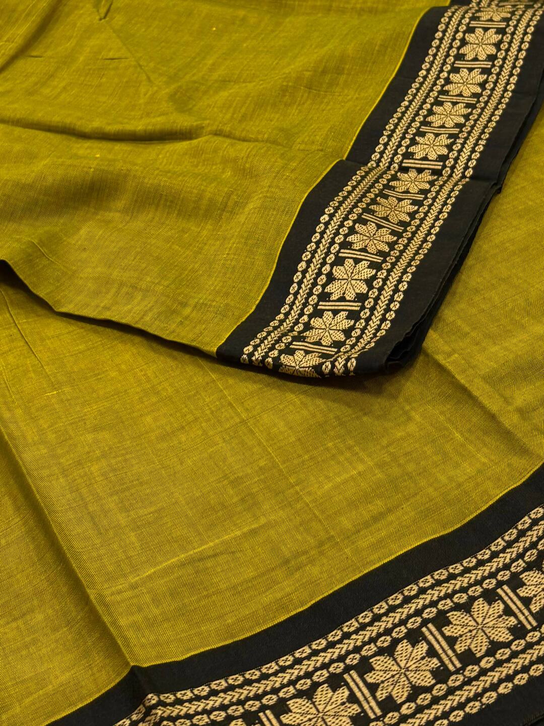 Apple Green Narayanpet Cotton Saree