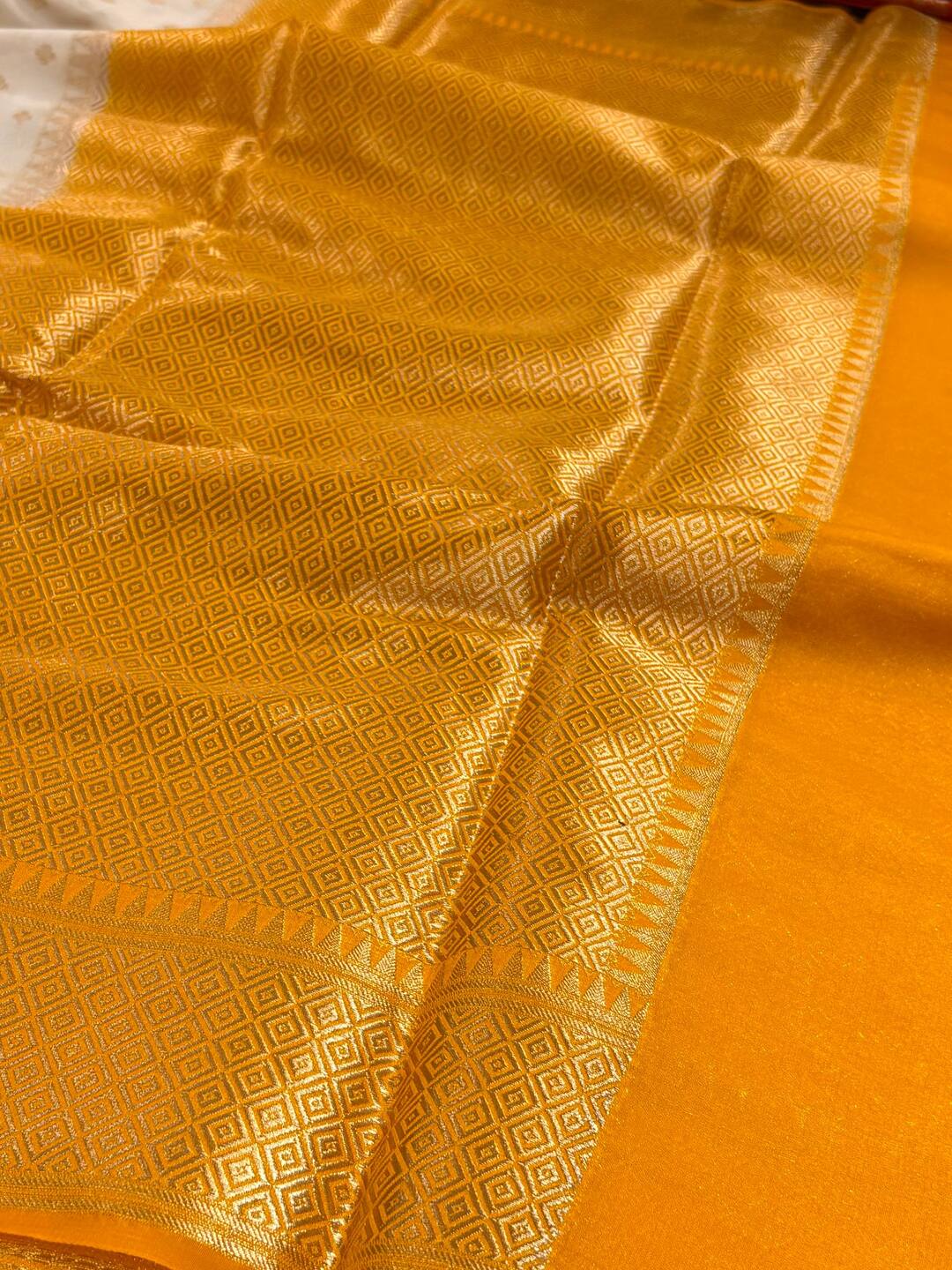 White Banaras Cotton Silk Saree