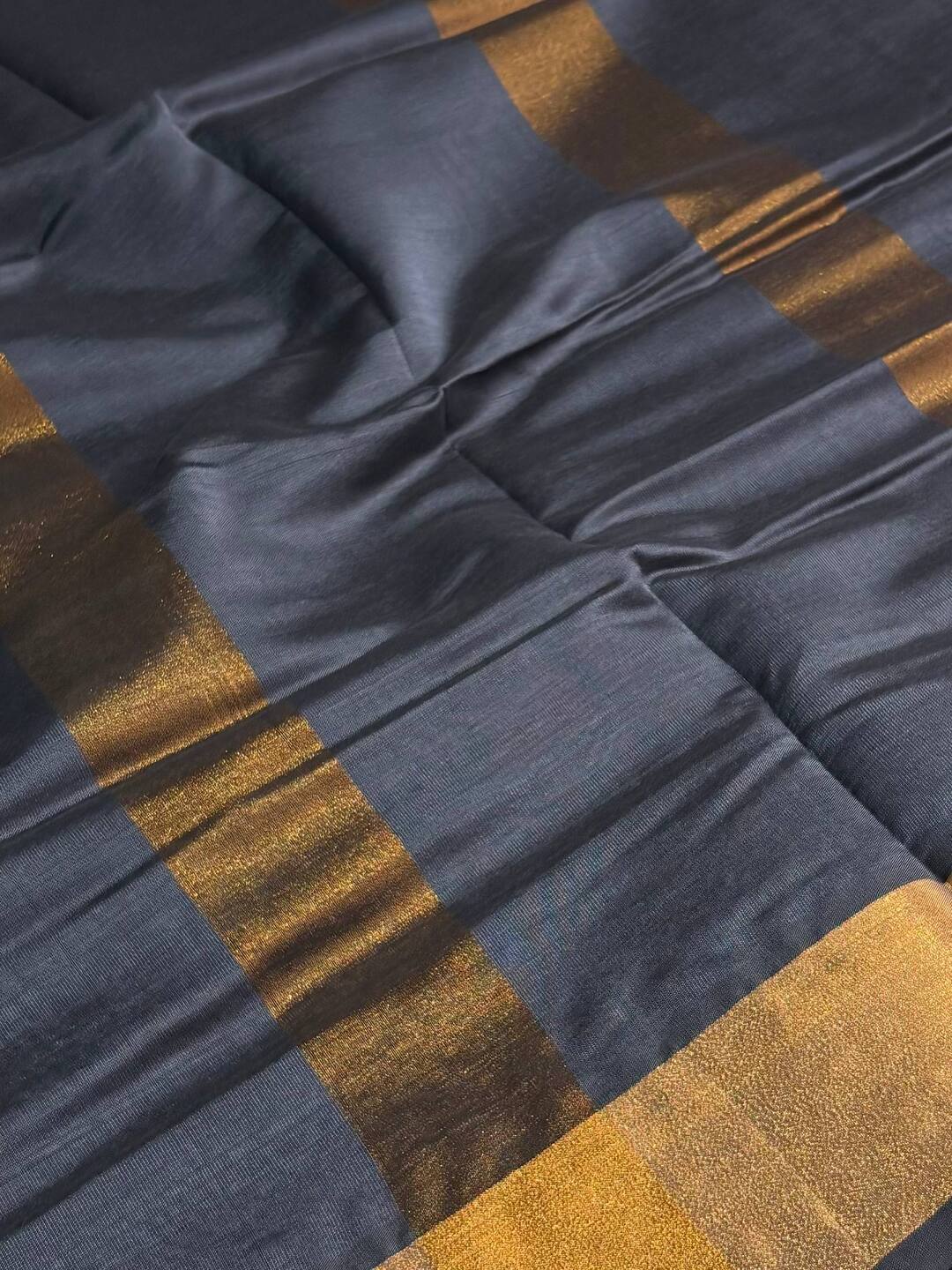 Grey Silk Cotton Saree