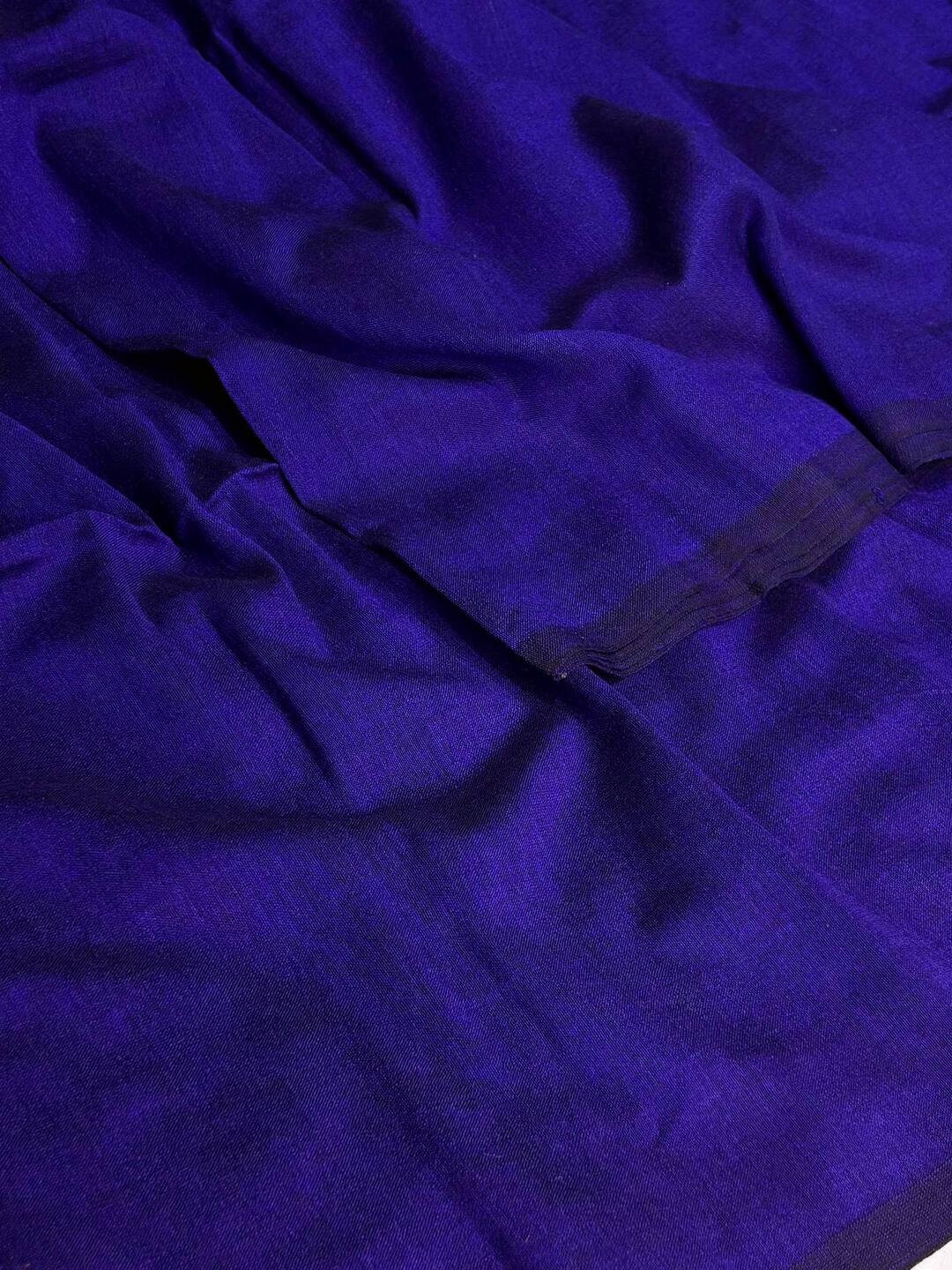 Royal Blue Kadhi Cotton Saree