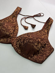 Brown Ready Made Blouse