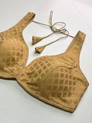 Beige Ready Made Blouse