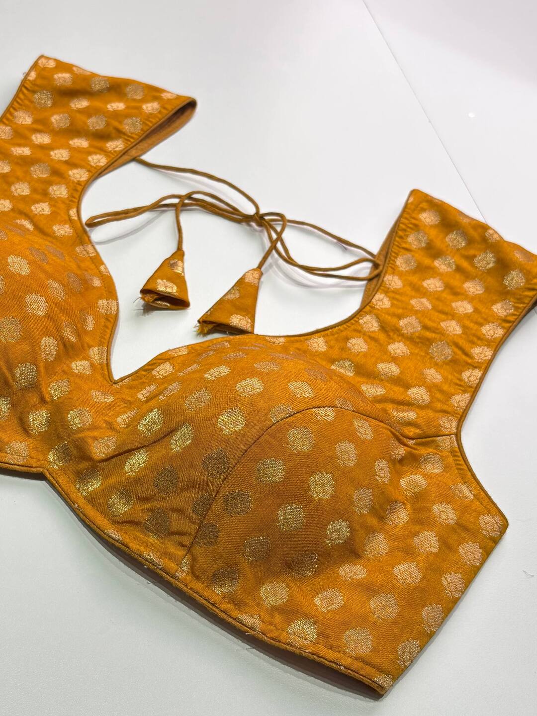 Mustard Ready Made Blouse