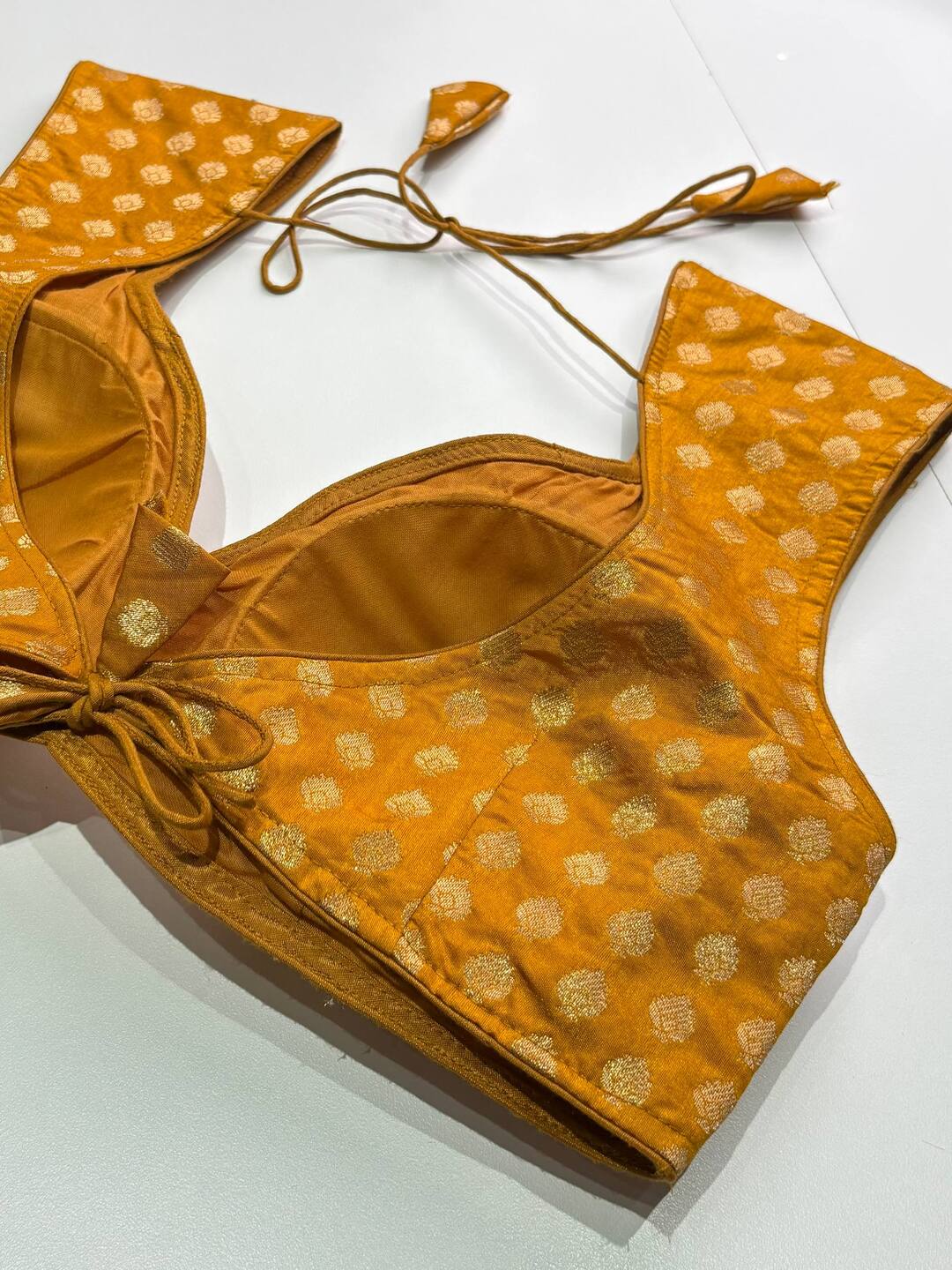 Mustard Ready Made Blouse