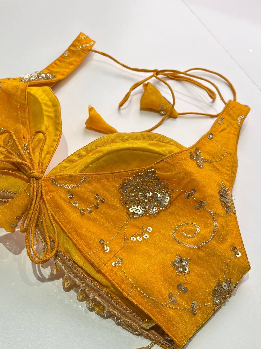 Yellow Ready Made Blouse