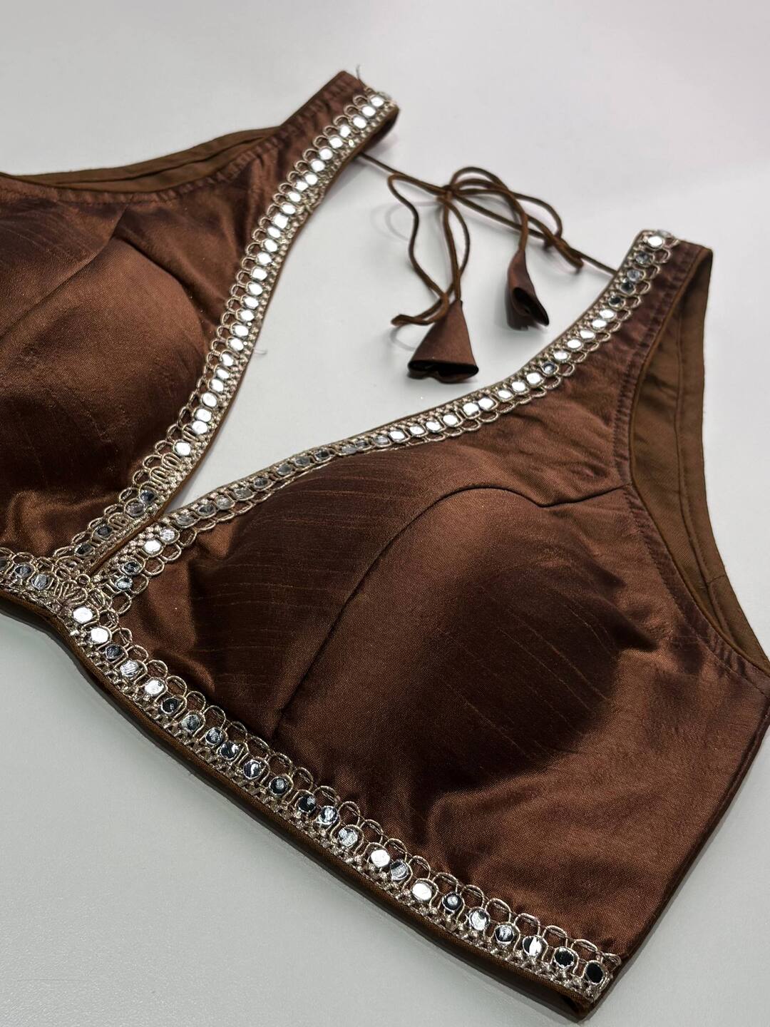 Brown Ready Made Blouse