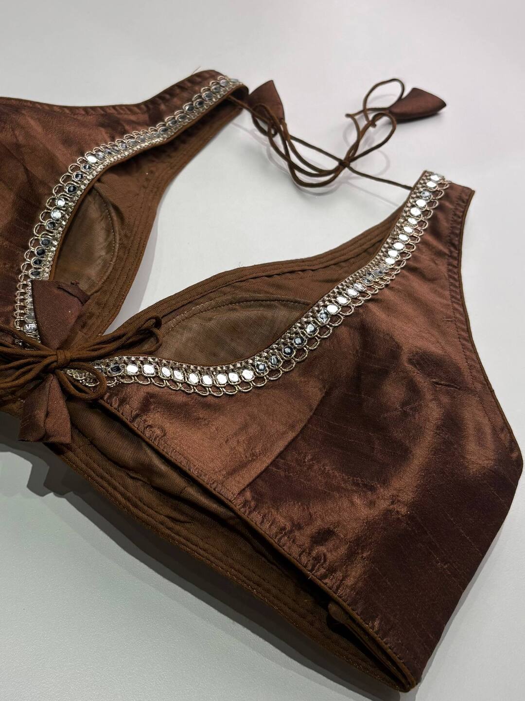 Brown Ready Made Blouse