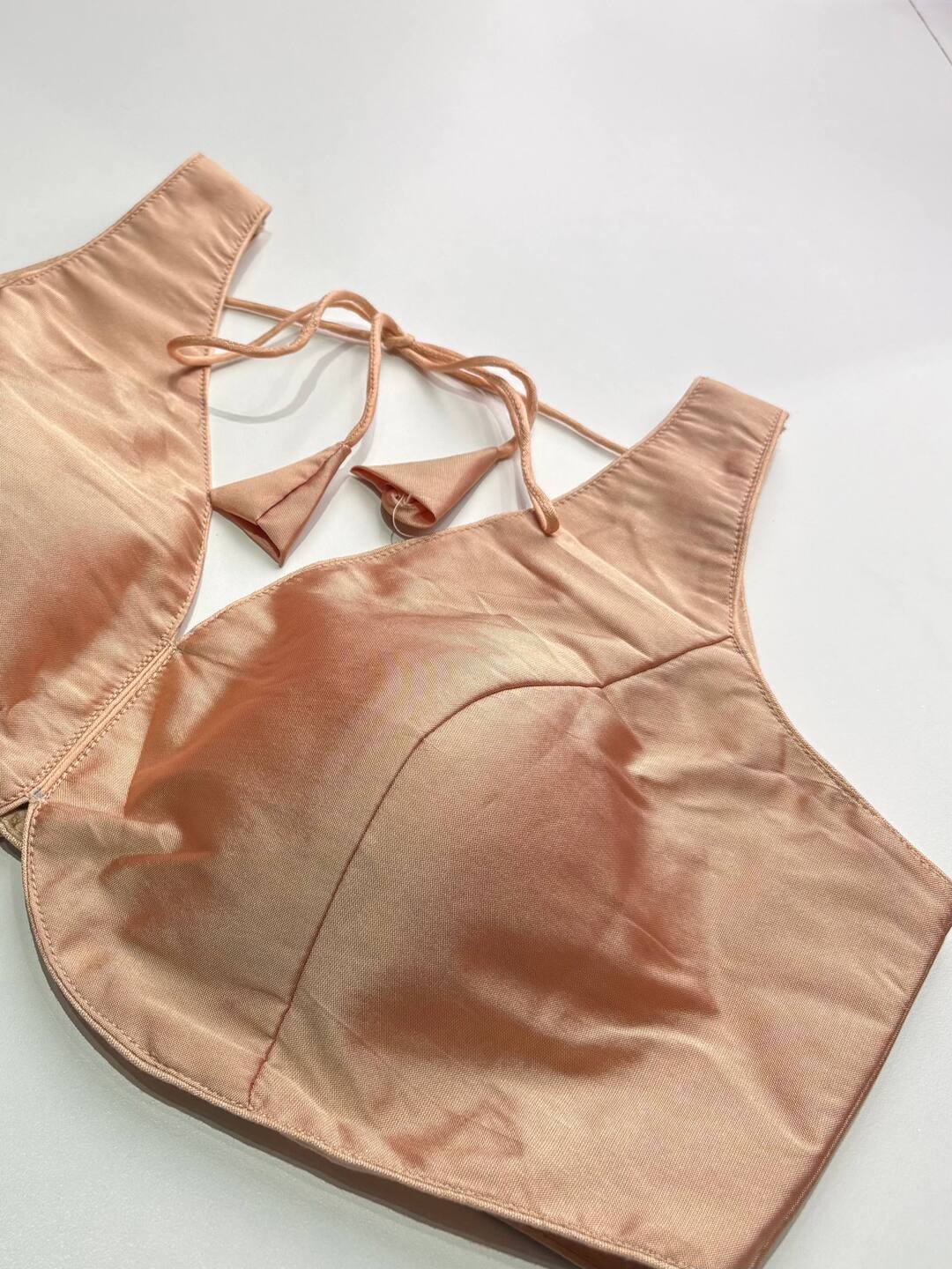 Peach Ready Made Blouse