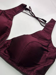 Maroon Ready Made Blouse