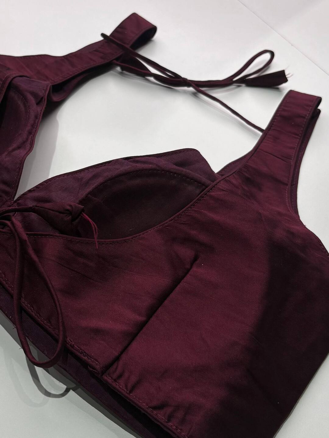 Maroon Ready Made Blouse
