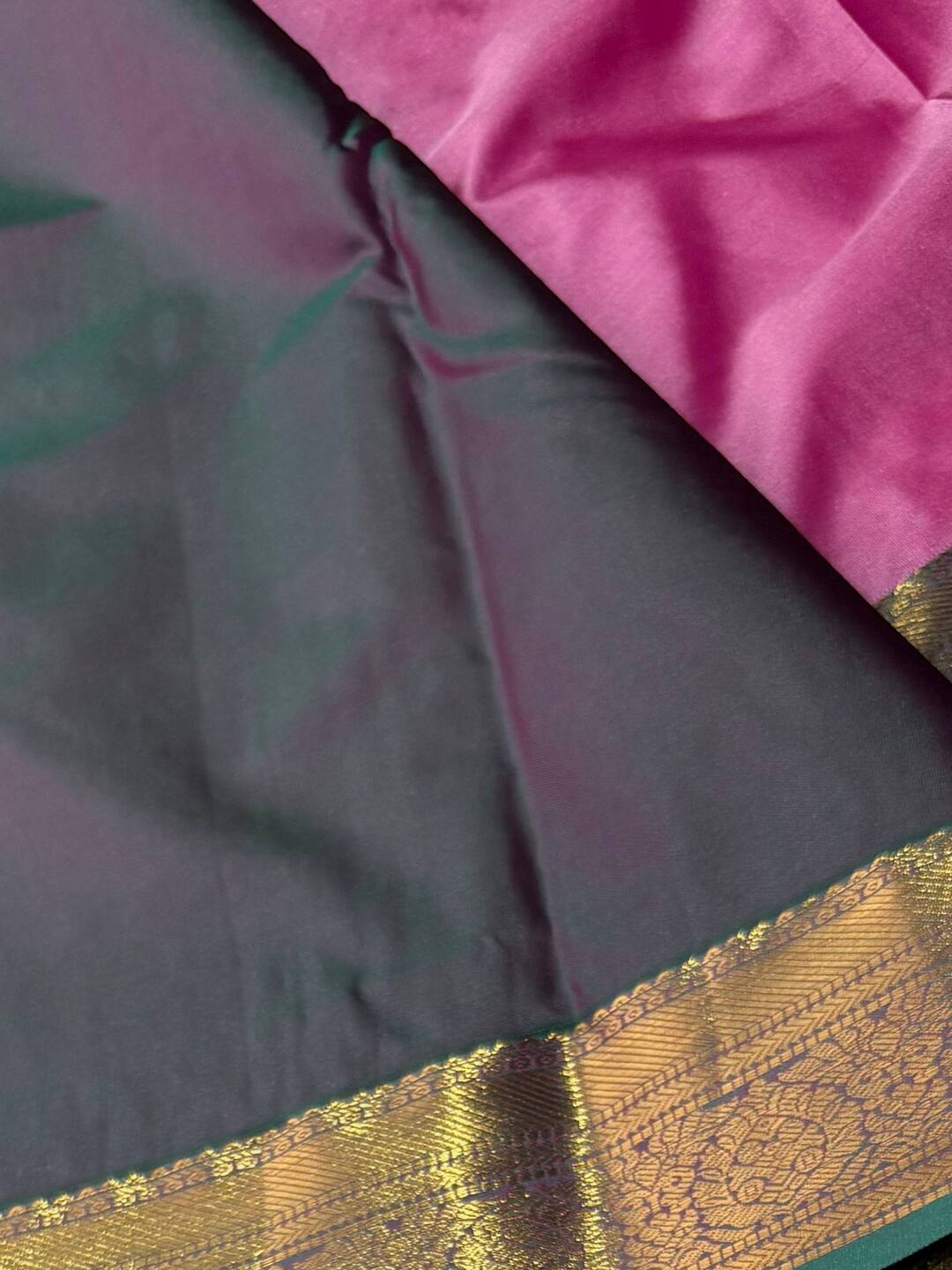 Pink Semi Kanchi Silk Saree