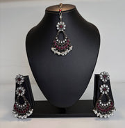 Earrings With Tikka Oxidised Jewellery