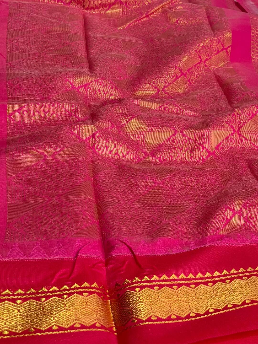 Off White Soft Cotton Saree