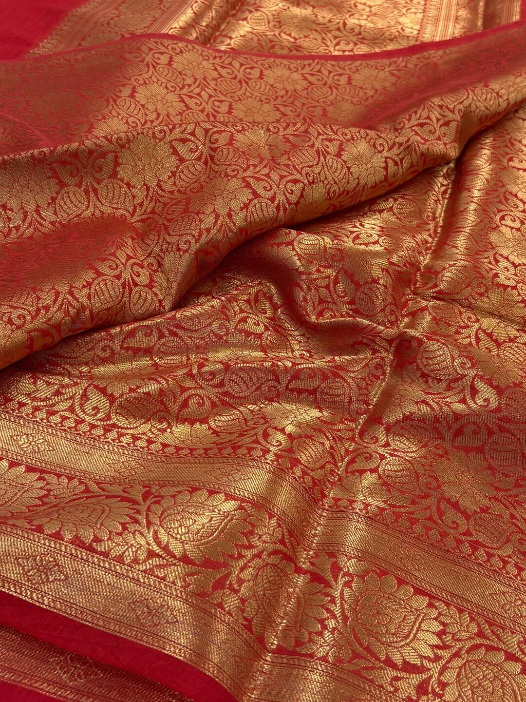Chilli Red Soft Cotton Saree