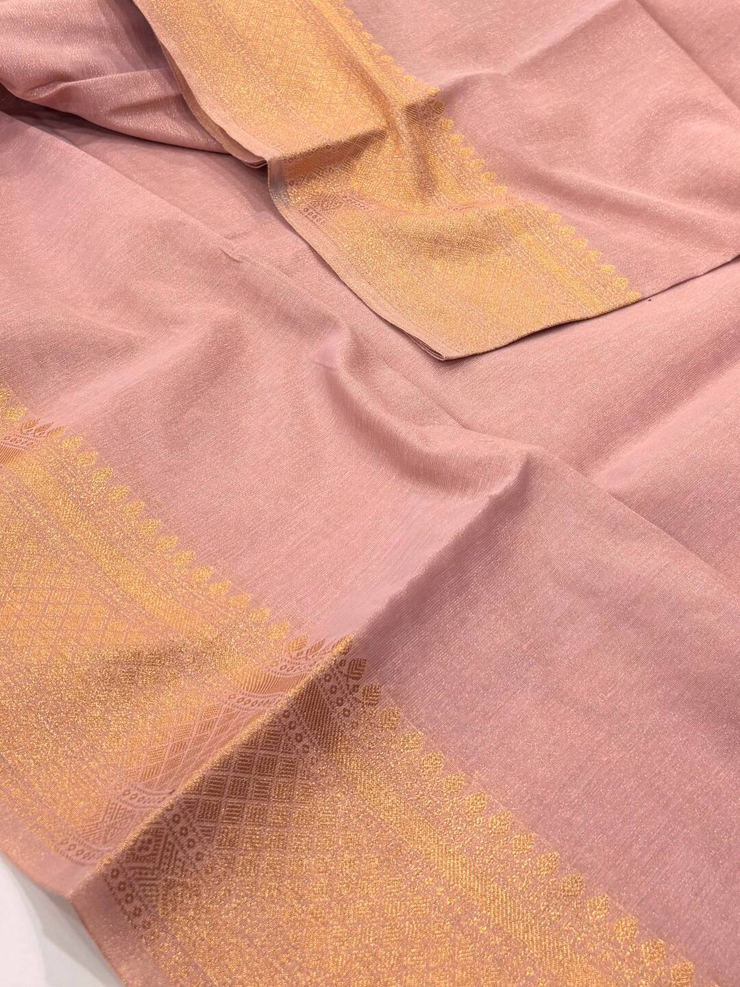 Lilac Purple Cotton Saree