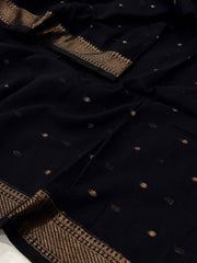 Black Soft Cotton Saree