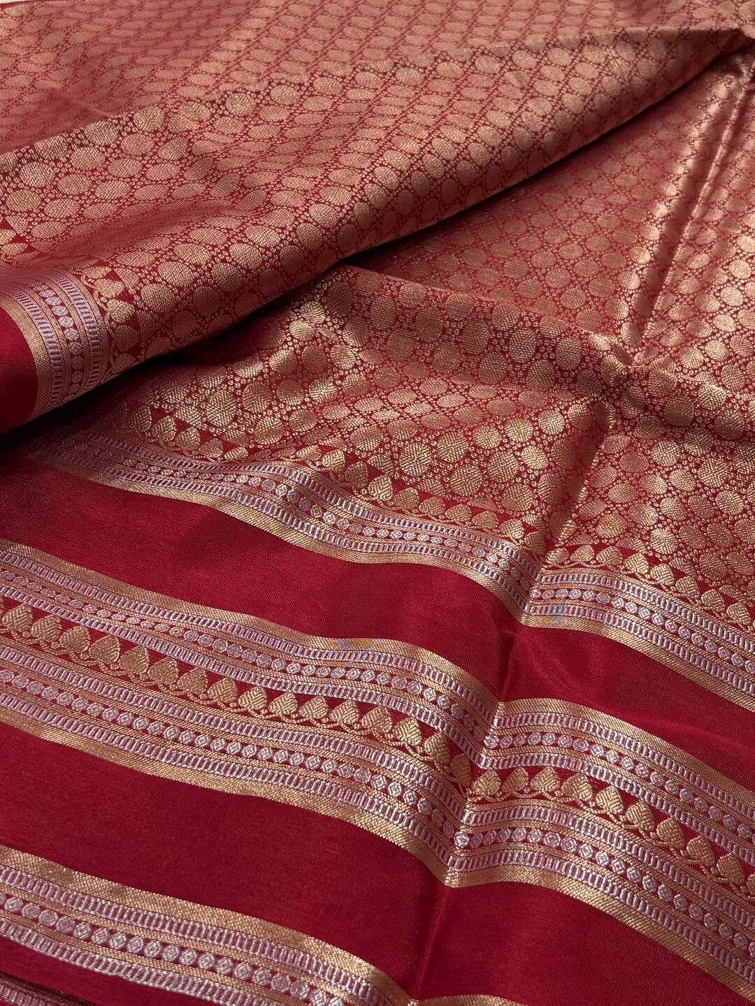 White Banaras Cotton Silk Saree