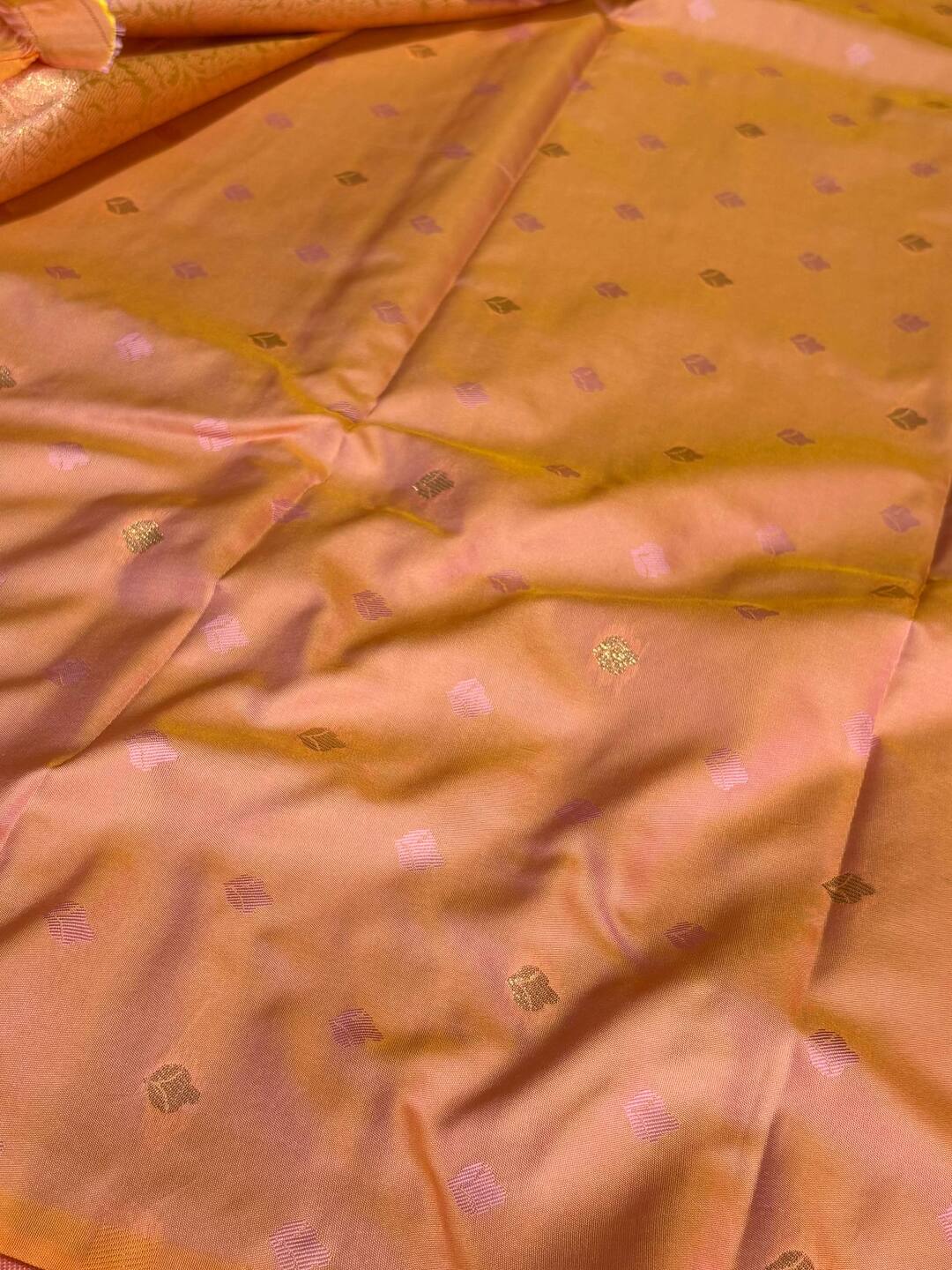 Light Green Cotton Silk Saree