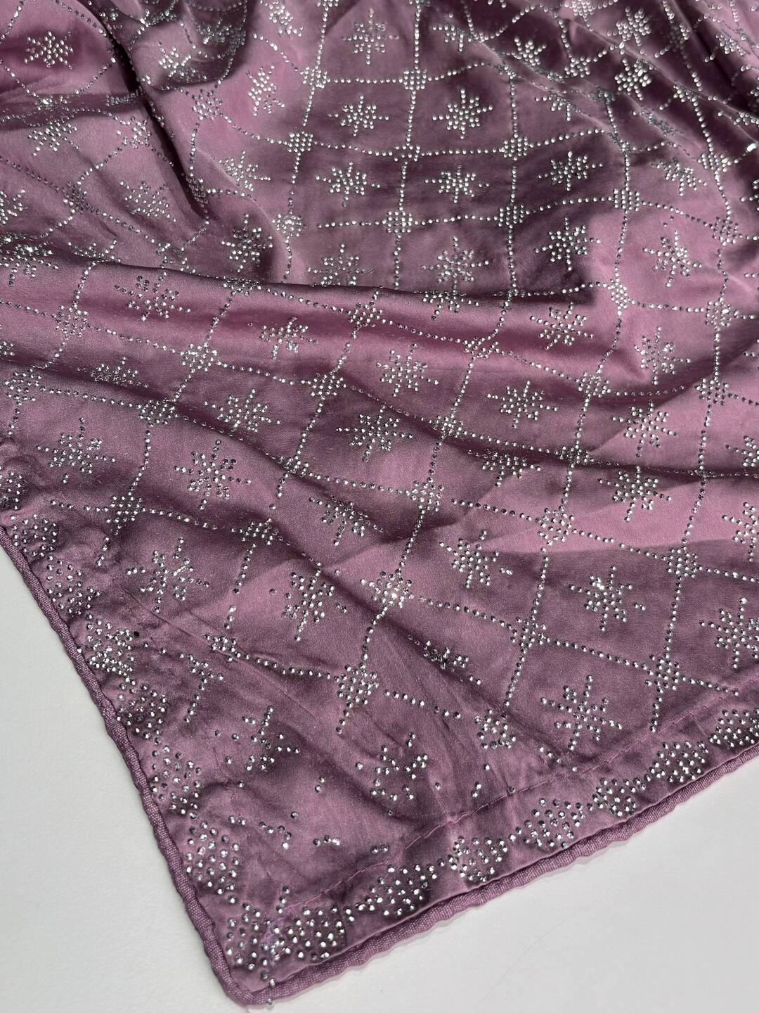 Dusty Purple Georgette saree