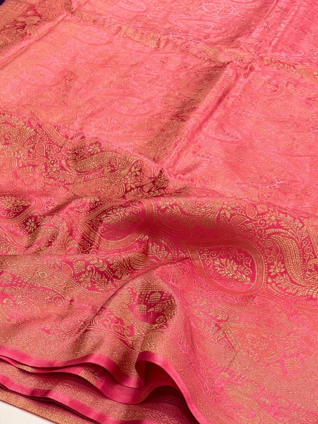 Royal Purple Banaras Satin Silk Saree