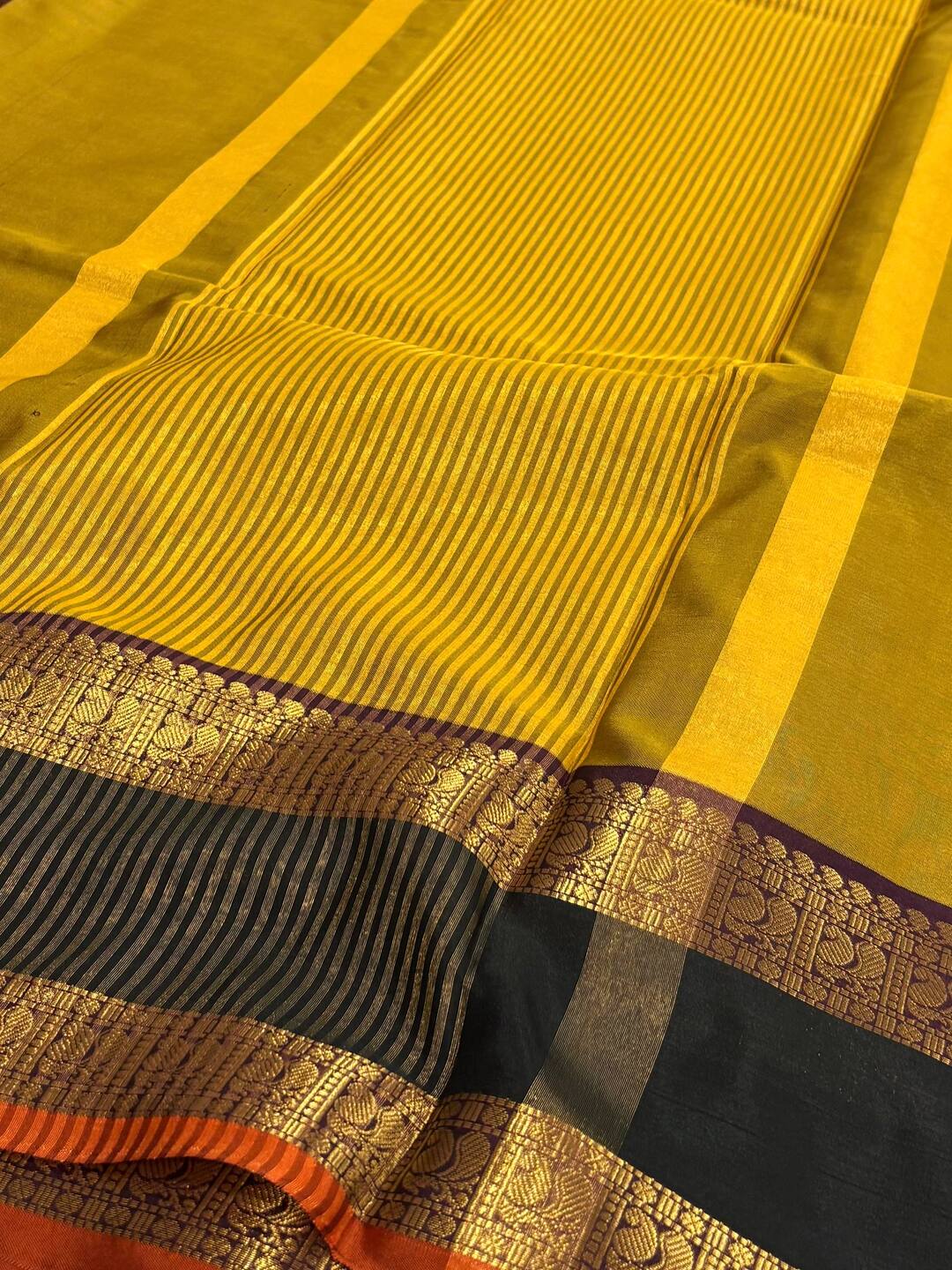 Apple Green Cotton Silk Saree