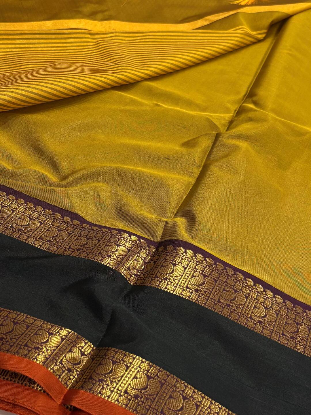Apple Green Cotton Silk Saree