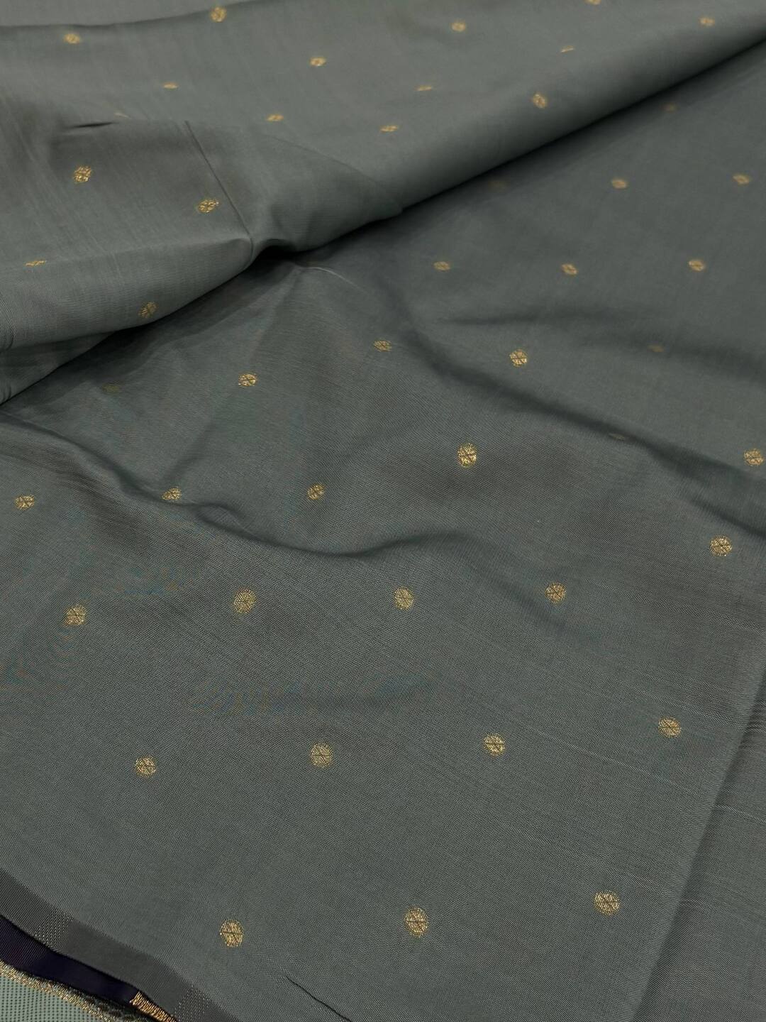 Maroon Cotton Silk Saree