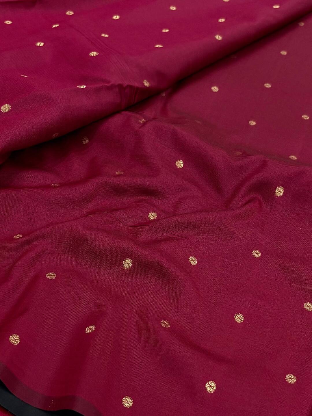 Black Cotton Silk Saree