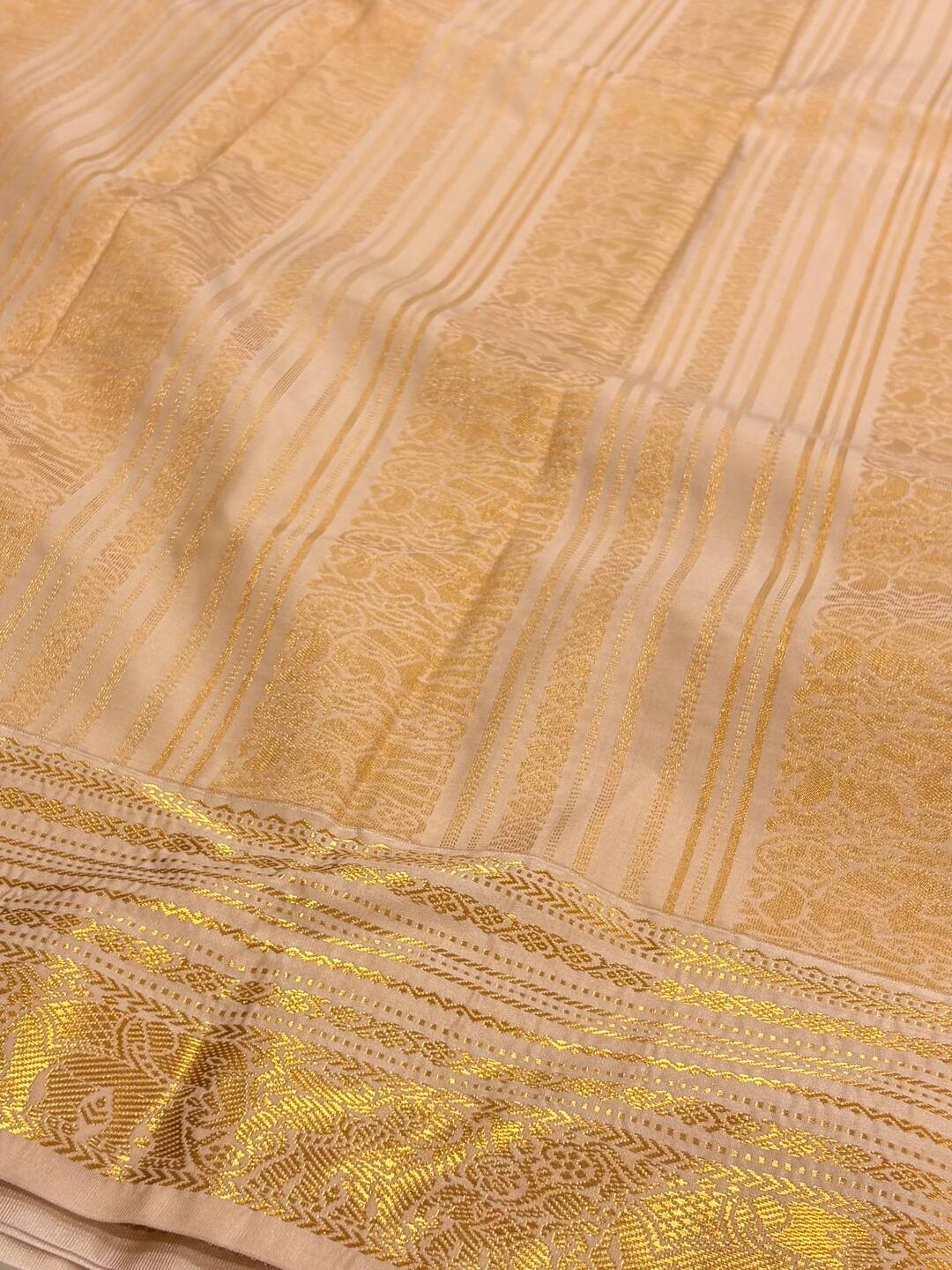 Royal Purple Semi Kanchi Silk Saree
