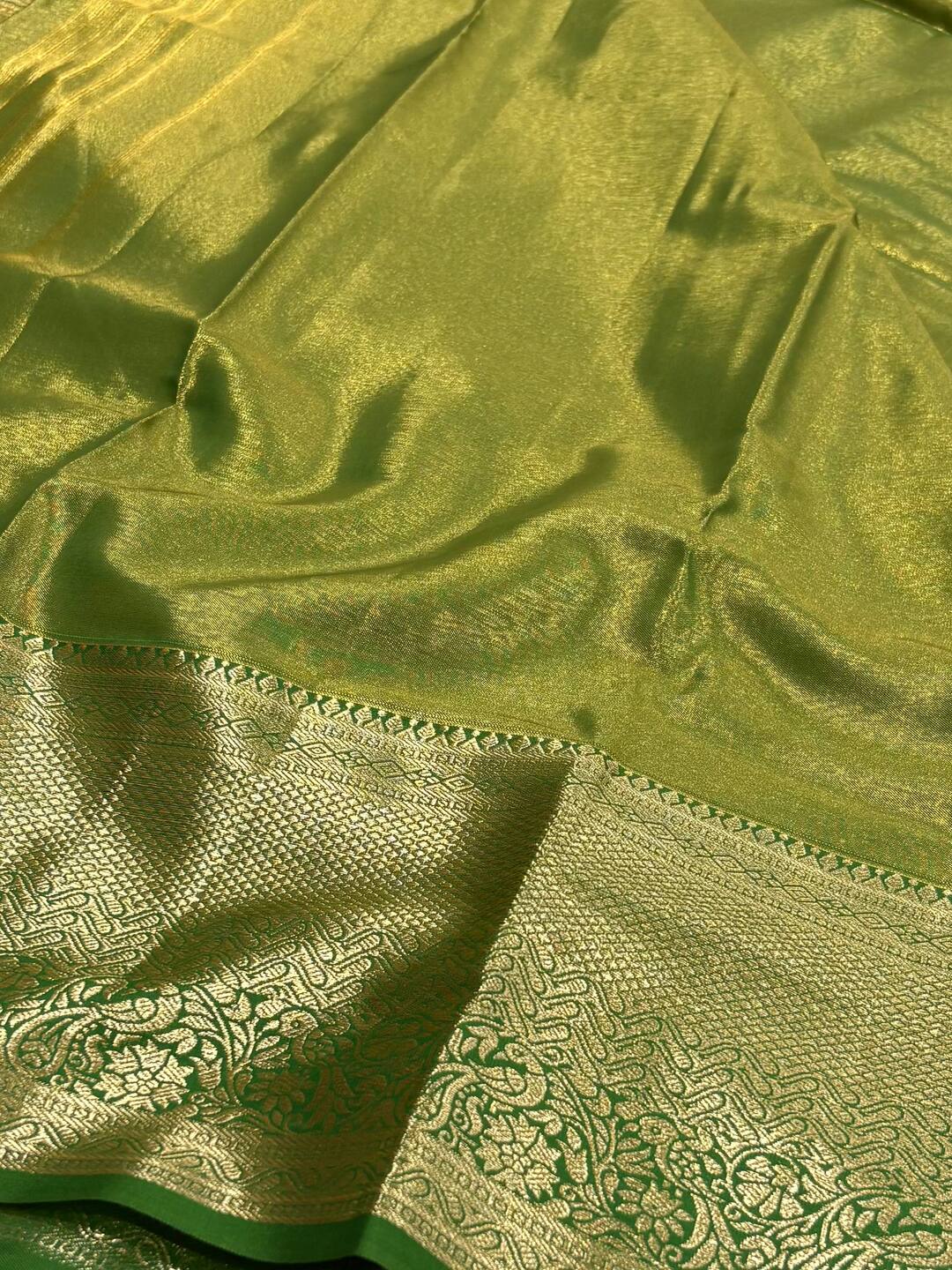 Off White Semi Kanchi Silk Saree