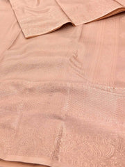 Beige Semi Kanchi Silk Saree