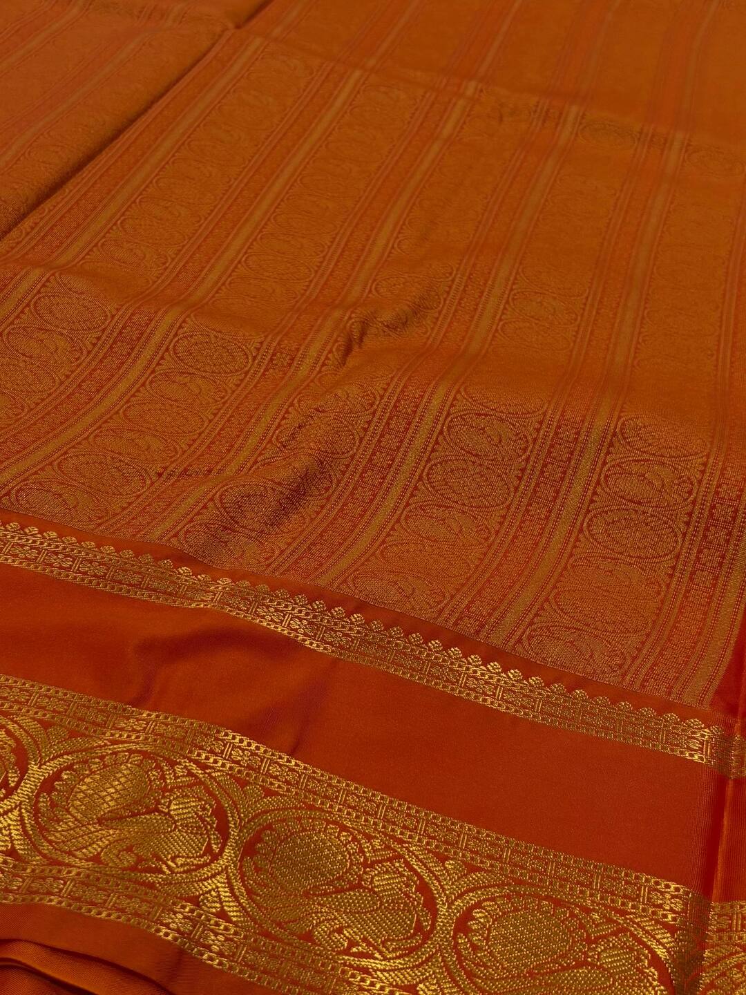 Sky Blue Semi Kanchi Silk Saree