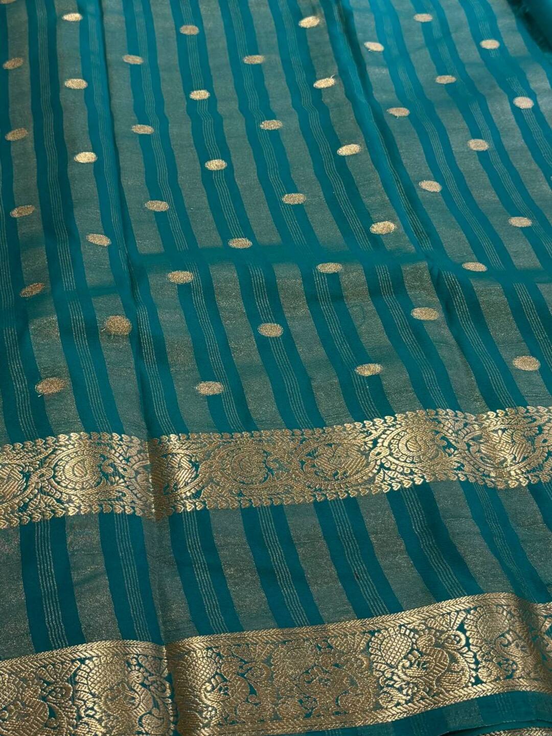 Lime Yellow Semi Mysore Chiffon Silk Saree